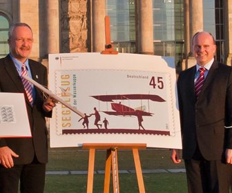 100 Jahre Segelflug auf der Wasserkuppe - Sonder-Briefmarke der Deutschen Post