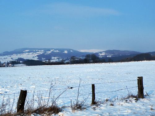 Wintersport in der Rhn - Schnee rund um die Wasserkuppe